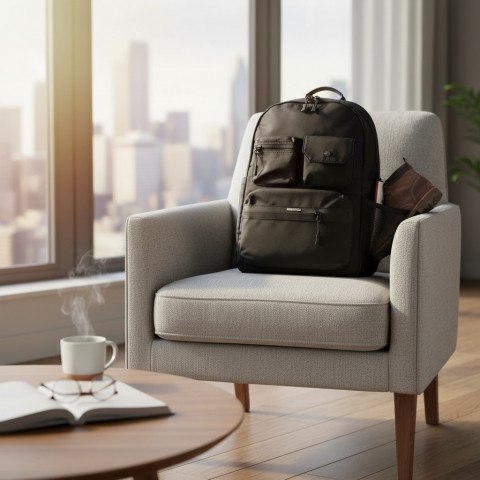 Black synthetic backpack Ruckfield 
