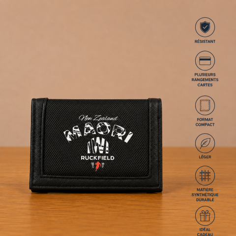 Ruckfield Maori wallet black 