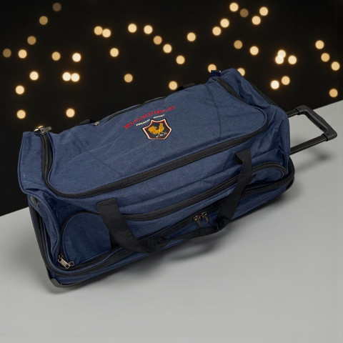 Ruckfield travel bag with wheels dark blue