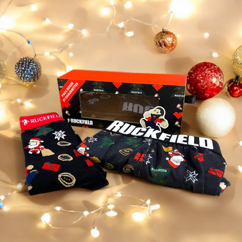 Christmas boxer shorts and socks + key ring