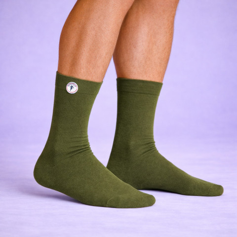 Ruckfield khaki plain socks