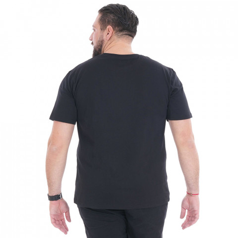 Black short-sleeved Ruckfield Maori Rugby T-shirt