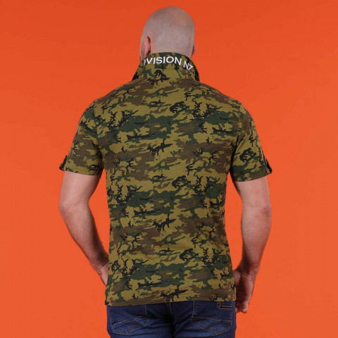 Short-sleeved camouflage polo shirt Ruckfield New Zealand Army