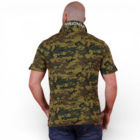 Short-sleeved camouflage polo shirt Ruckfield New Zealand Army
