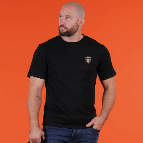 Black short-sleeved T-shirt Ruckfield New Zealand Army