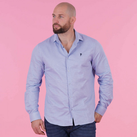 Light blue long-sleeved shirt Ruckfield city line