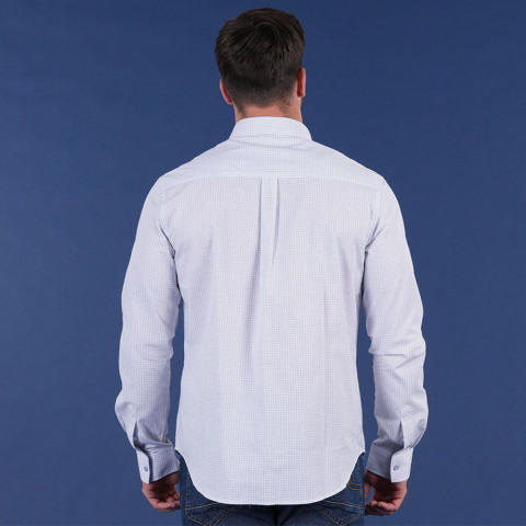 White long-sleeved shirt Ruckfield city line 