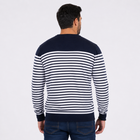 French Rugby Club navy blue sweater