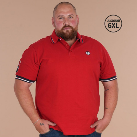 Short-sleeved polo shirt Ruckfield French Rugby Club red