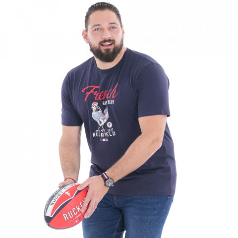 French Rugby Club Ruckfield navy blue T-shirt