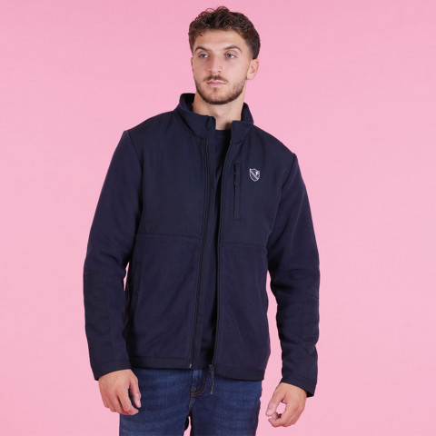 Ruckfield Members Club House two-ply fleece navy blue
