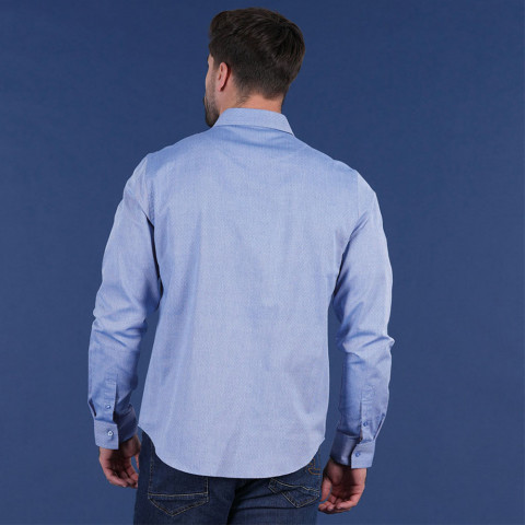 Ruckfield Le Club blue long-sleeve shirt
