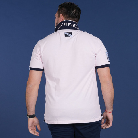 Pink short-sleeved polo shirt Ruckfield Le Club