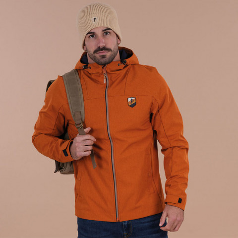 Softshell Ruckfield Autumn Rugby Camp orange 