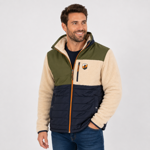 Ruckfield Autumn Rugby Camp fleece, multicolored