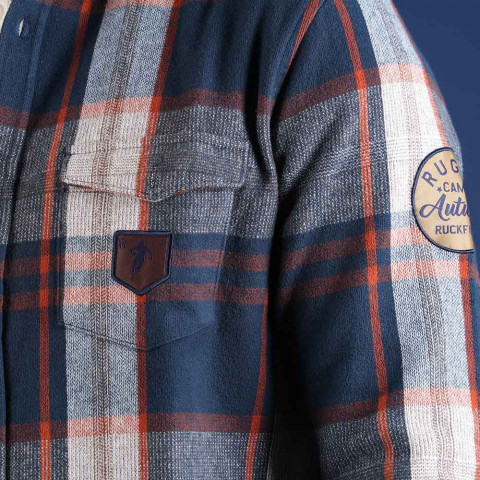 Ruckfield Autumn Rugby Camp plaid overshirt 