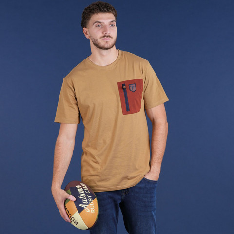 Ruckfield Autumn Rugby Camp beige T-shirt