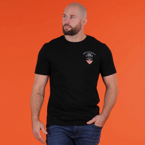 Jonah Lomu black T-shirt by Ruckfield