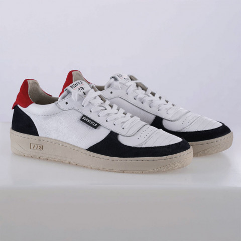 BASKETS Ruckfield white & navy blue