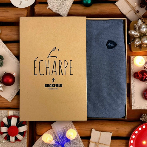 Ruckfield essential scarf dark grey