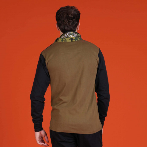 Multicolored long-sleeved polo shirt Ruckfield New Zealand Army