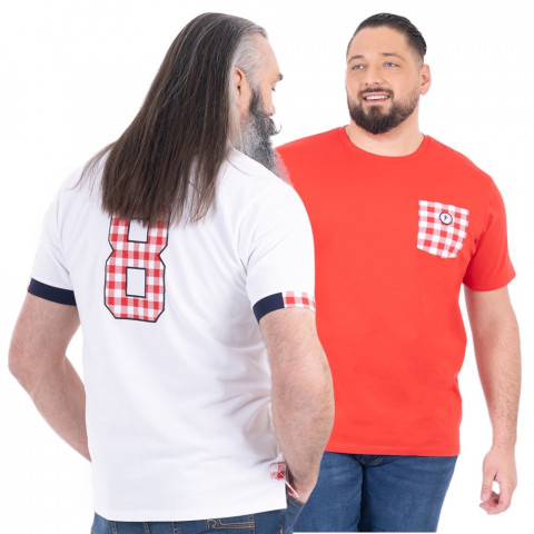 Ruckfield x Cochonou white short-sleeved polo + free t-shirt