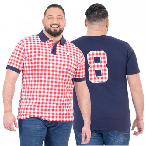 Ruckfield x Cochonou red short-sleeved polo + free t-shirt