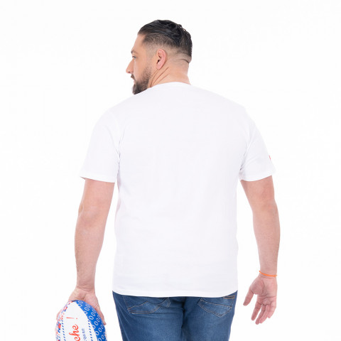 Ruckfield x Vache qui Rit white screen-printed T-shirt