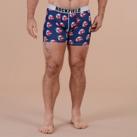 Ruckfield x Vache qui Rit navy blue boxer shorts