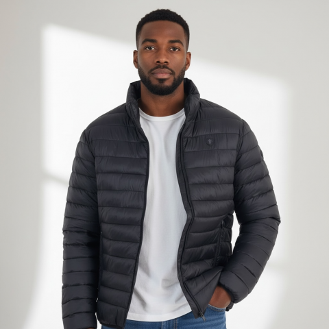 Ruckfield black down jacket 