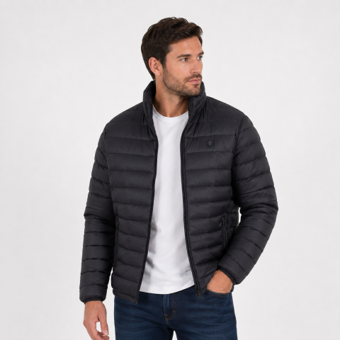 Ruckfield black down jacket 