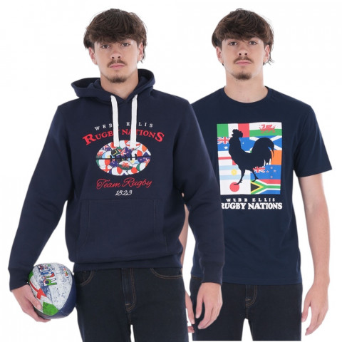 Webb Ellis navy blue hoodie + free t-shirt