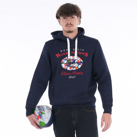 Webb Ellis navy blue hoodie + free t-shirt