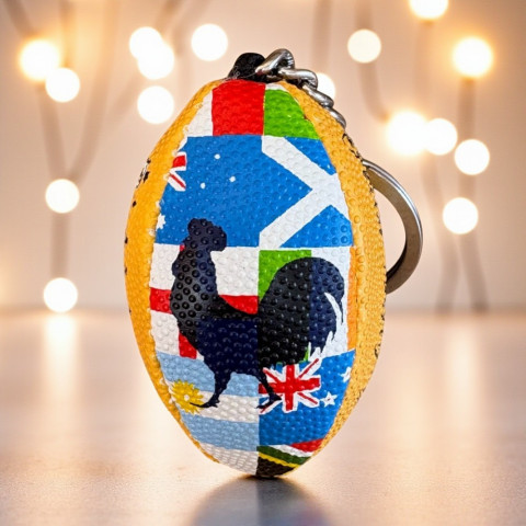 Keyring 1823 Webb Ellis Rugby Nations
