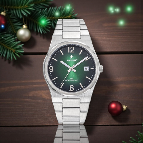 Ruckfield watch silver plated steel bracelet