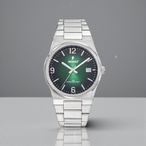 Ruckfield watch silver plated steel bracelet