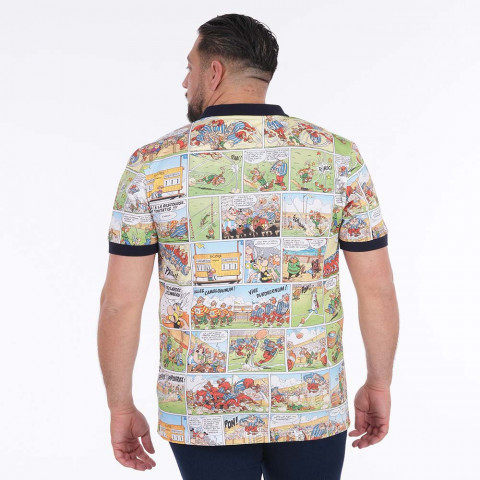 BD Ruckfield x Asterix printed short-sleeved polo shirt
