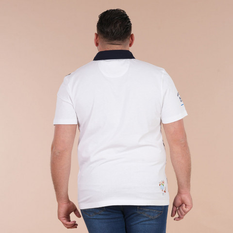 Ruckfield x Asterix short-sleeved polo shirt white