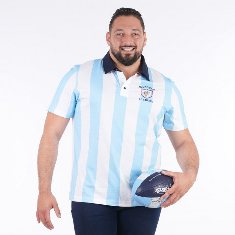 Ruckfield x Asterix short-sleeved polo shirt white