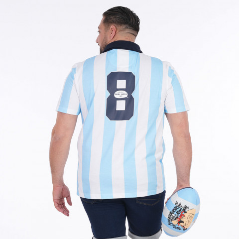 Ruckfield x Asterix short-sleeved polo shirt white