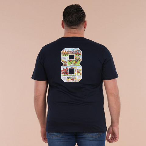 Ruckfield x Asterix navy blue short-sleeved T-shirt