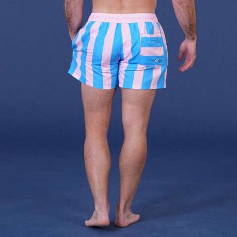 Ruckfield x 2CV pink swimsuit