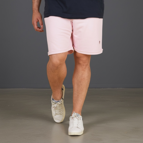 Ruckfield essential pink fleece shorts