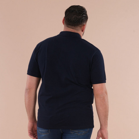 Navy blue short-sleeved polo shirt Ruckfield Essentiel	