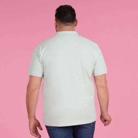 Ruckfield Essentiel water green short-sleeved polo shirt