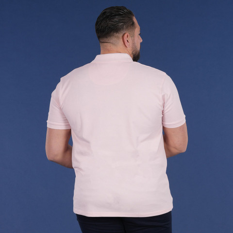 Pink short-sleeved polo shirt Ruckfield Essentiel