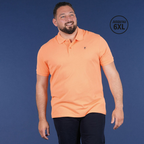 Ruckfield Essentiel short-sleeved tangerine polo shirt