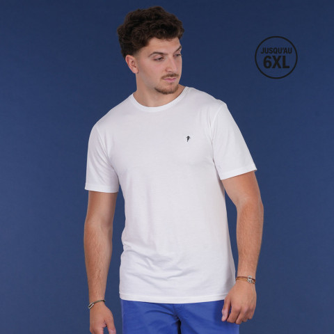 T-shirt supima - Le Basique premium Ruckfield blanc
