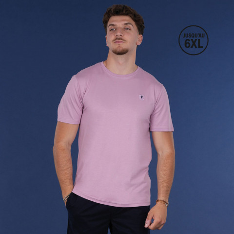 T-shirt supima - Le Basique premium Ruckfield parme