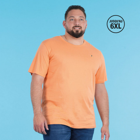 T-shirt supima - Le Basique premium Ruckfield mandarine
